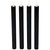 Set of 4 Solid Black LED Flickering Flameless Halloween Tape