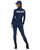 Spirit Halloween Adult Police Officer Catsuit Costume