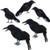 CL6170 Mystic Night Raven Gothic Statues, 6", Set of Two