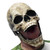 Latex Skull Moving Mouth Mask — Adult Mask