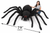 LauKingdom 2pk 79" Giant Halloween Spiders, Posable Hairy