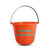 Halloween Trick-or-Treat Candy Pail Buckets 9" (Pack of 4)