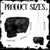 OGETFUUR 2-Piece Resin Gothic Hanging Skull Planter Pot with
