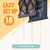 Joyfy 16" Halloween Tombstones, 9 Pcs, Outdoor Graveyard Dec