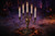 Studio Animated Skull Candelabra