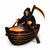Curated Motion-Activated Grim Reaper Boat