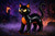 Antiqued Black Cat Giant — Life-Size Edition
