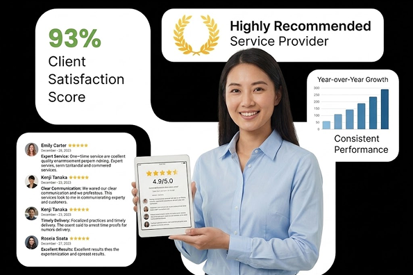 Client testimonials 