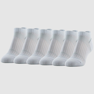 All Day Active No Show Cushion Heel and Toe Socks