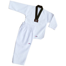 MAG HIGH PERFORMANCE TAEKWONDO UNIFORM WITH BLACK TRIM MAG HIGH PERFORMANCE TAEKWONDO UNIFORM WITH BLACK TRIM