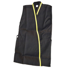 DEMO TEAM GOWN BLACK WITH YELLOW STRIPE