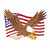 USA FLAG WITH ANIMAL PATCH