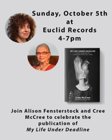 Join Cree McCree at Euclid Records on Sunday, October 5th