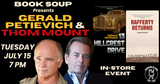 Join Candi Milo & Eric Bauza at The Village Well and Gerald Petievich & Thom Mount at Book Soup