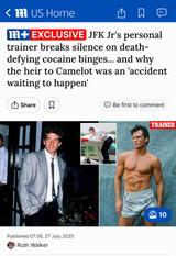 FK Jr's personal trainer breaks silence on death-defying cocaine binges... and why Kennedy was an 'accident waiting to happen'