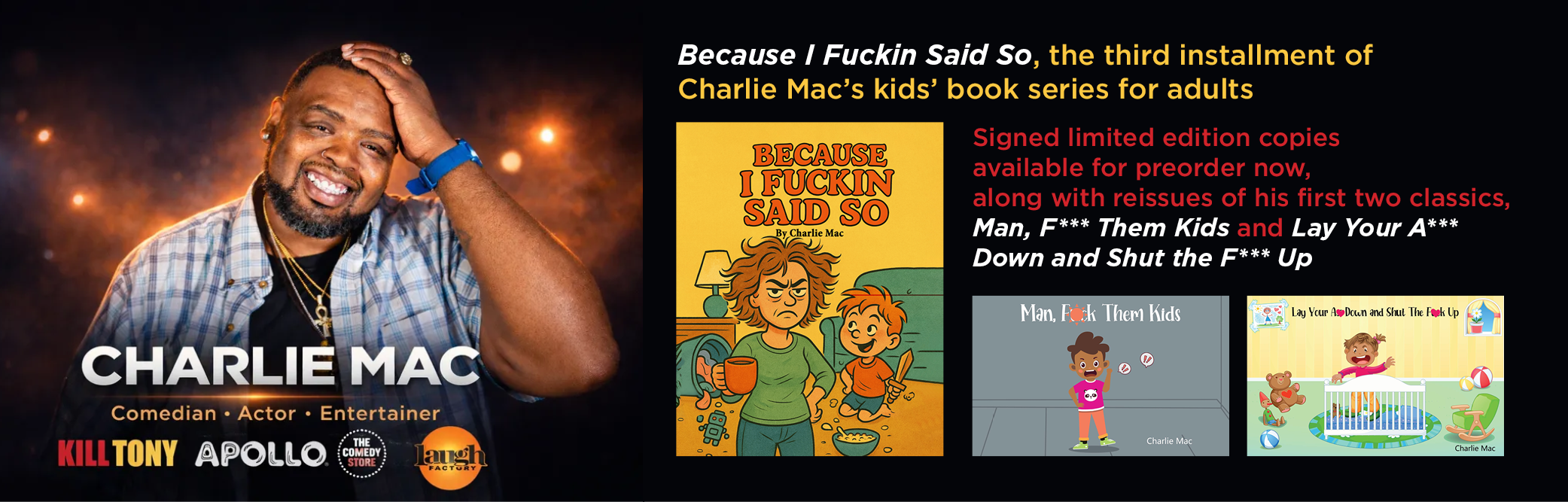 Charlie Mac Preorder Banner Jan 2026
