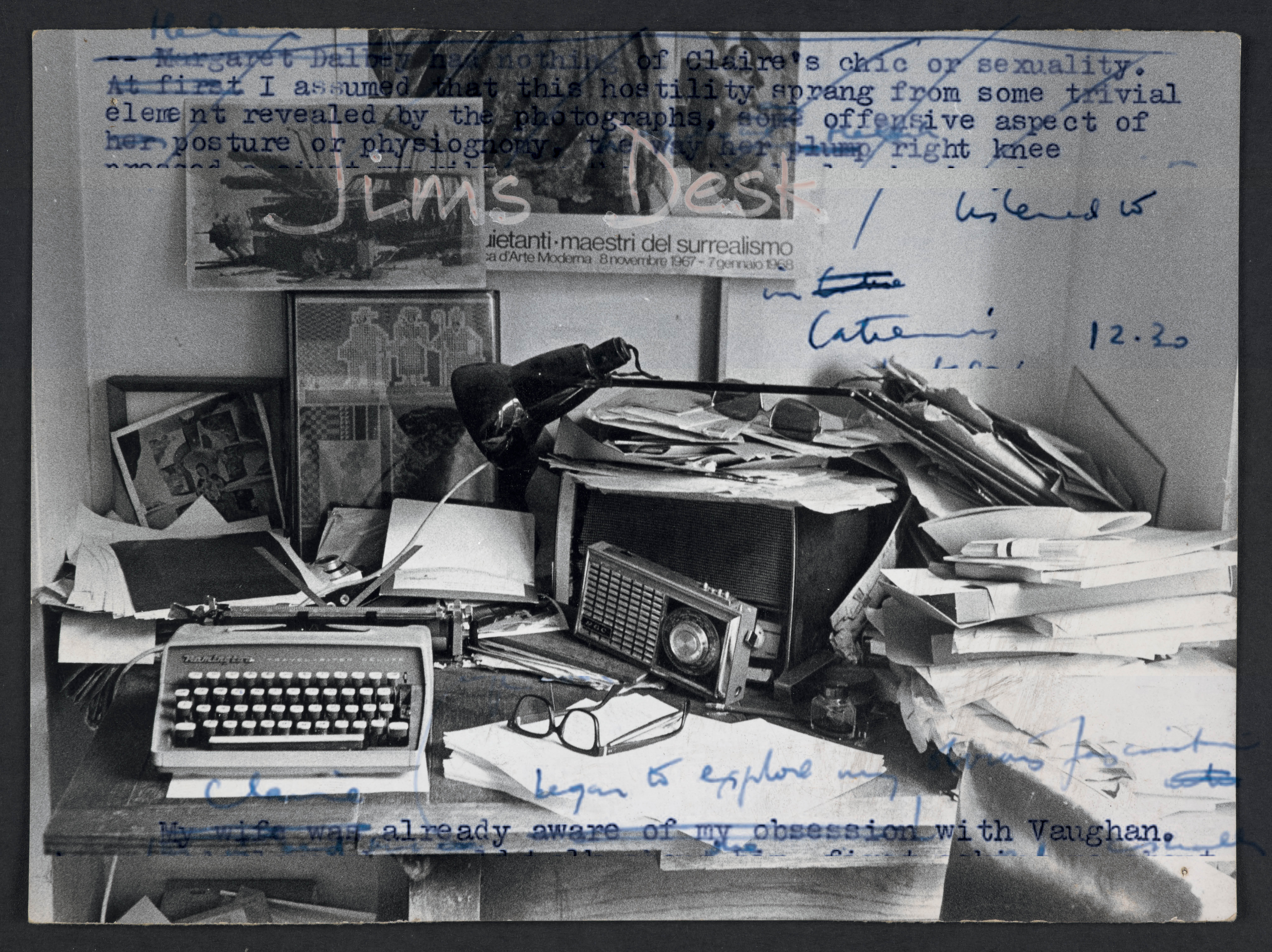 J. G. Ballard's Desk from Crash