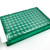 PCRSEAL-OB optical sealing film applied to green 96-well qPCR plat