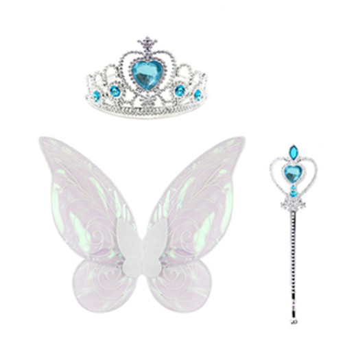 Girl Butterfly  Wings Kids Fairy Wings Sparkling Pure Angel Wings