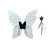 Girl Butterfly  Wings Kids Fairy Wings Sparkling Pure Angel Wings