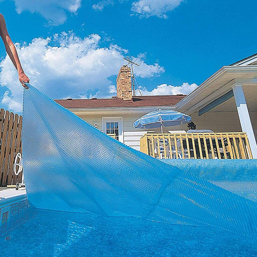 12 Mil. Solar Cover Blanket - Blue - For Inground Pools