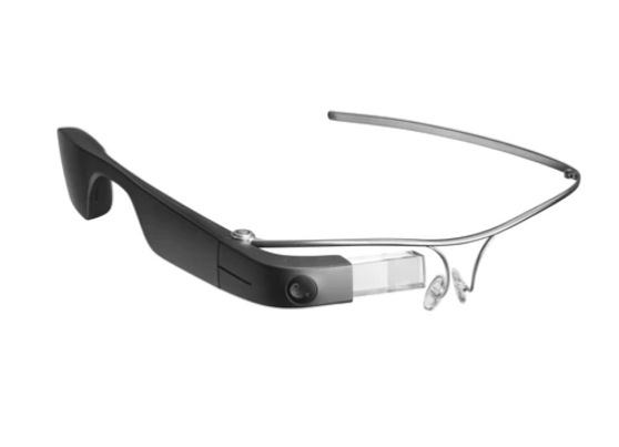 Packshot van Envision Glasses waarbij camera goed in beeld is