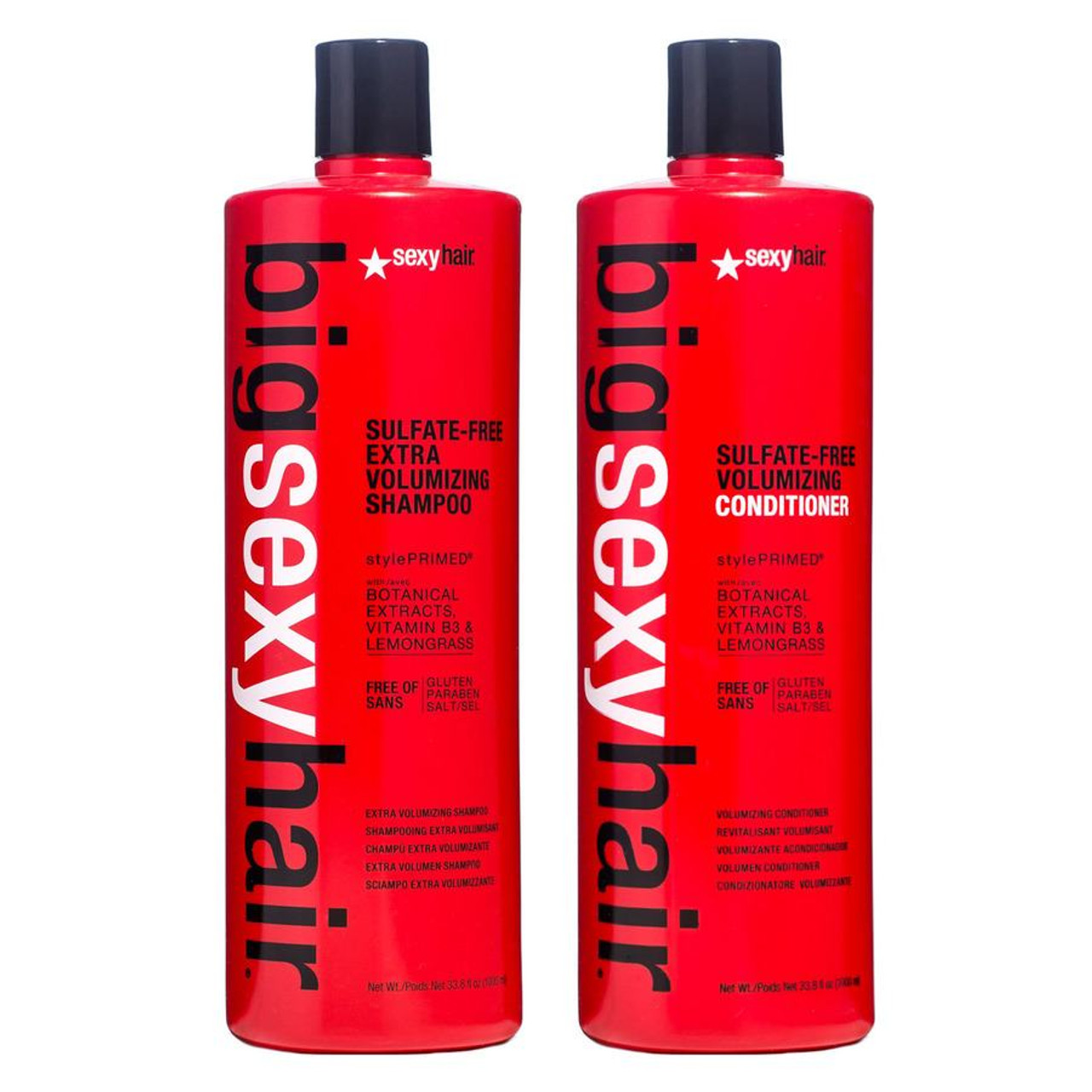 Big Sexy Hair Sulfate Free Extra Volumizing Shampoo And Conditioner Duo 338oz Kut N Beauty 0750