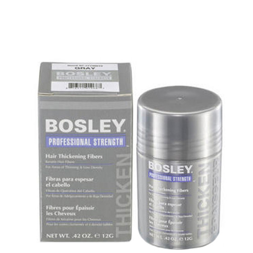 bosley hair thickening fibers gray .42oz