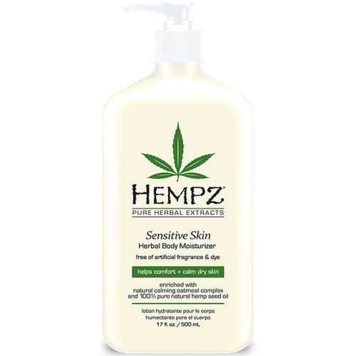 hempz sensitive skin herbal body moisturizer 17 oz