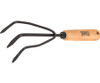 3 Tine Cultivator w/ Wood Handle