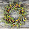 Artificial Wreath 22" | Eucalyptus & Pinecone