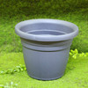 Emma Plastic Planter | Charcoal