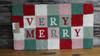 Very Merry Plaid Coir Doormat