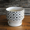 Floral Pattern Pot 6"