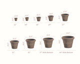 Brunello Planter 14" Black
