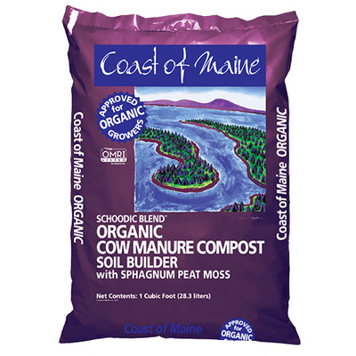 Schoodic Blend Cow Manure Compost 1 cuft