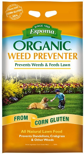 Organic Corn Gluten Weed Preventer & Lawn Food 25lb