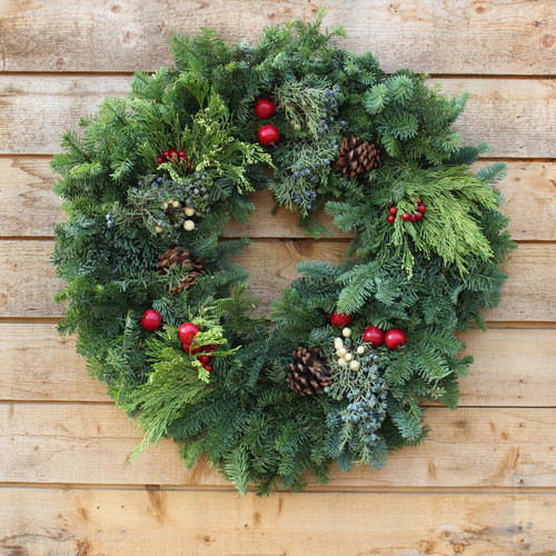 Fruit & Berry Mixed Wreath - 20"