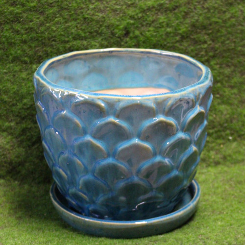 Artichoke Pot | Aqua