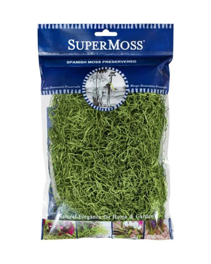 SuperMoss 8oz Green Preserved Fresh Forest Moss