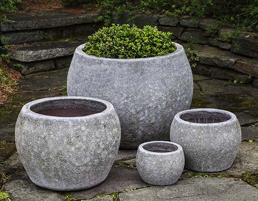 Naxos Planter - Angkor Grey Naxos Planter - Angkor Grey