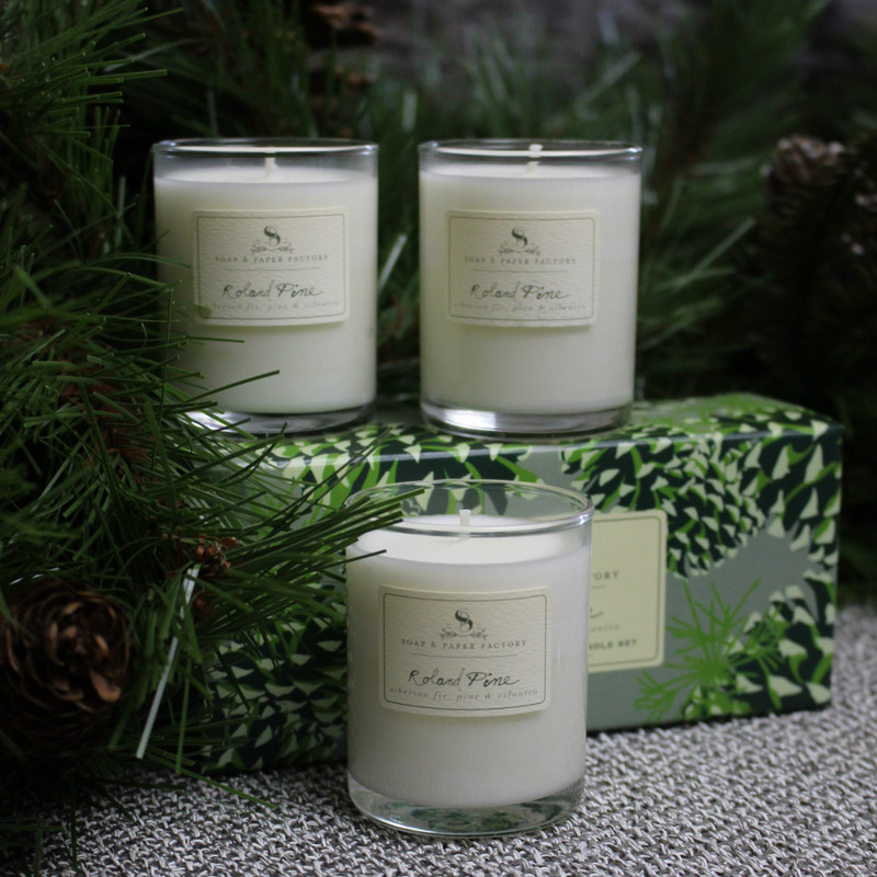 Roland Pine Votive Candle Gift Set