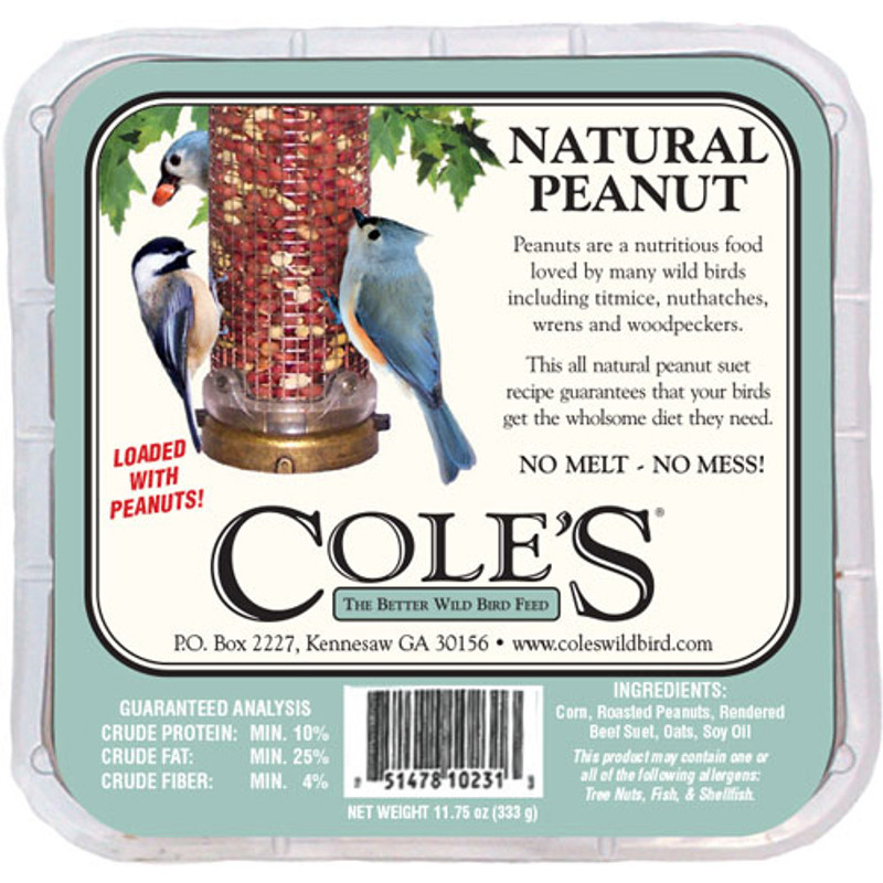 Natural Peanut Suet 12oz