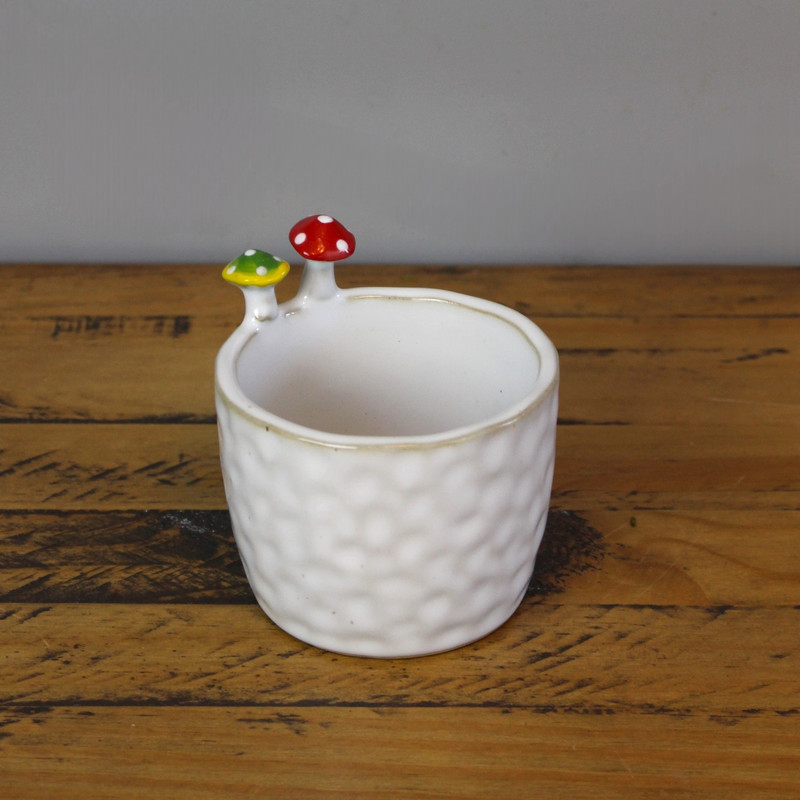 Mushroom Rim Pot 3"