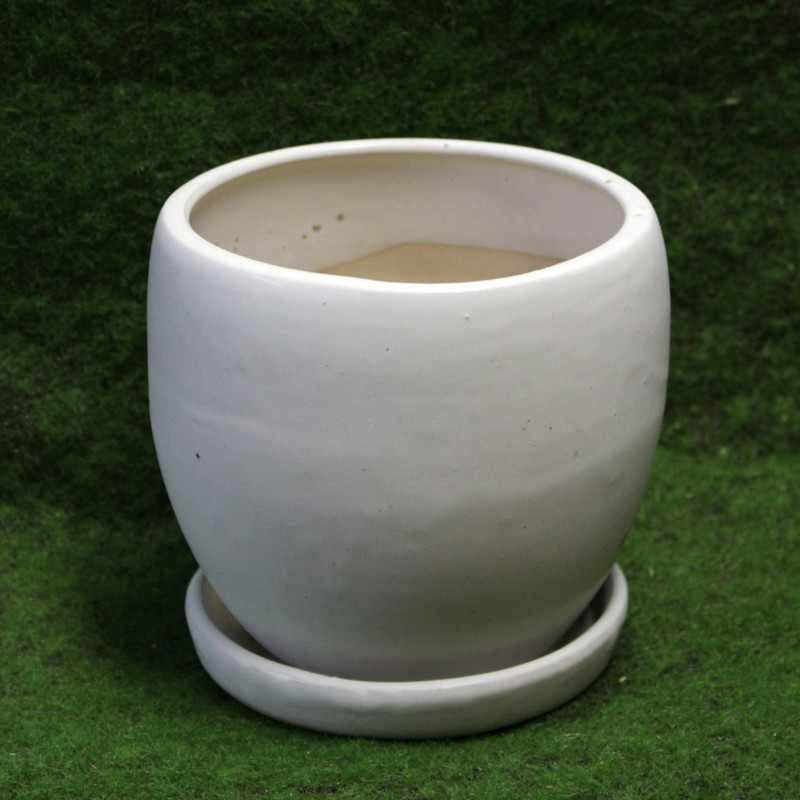 Darines Pot | White