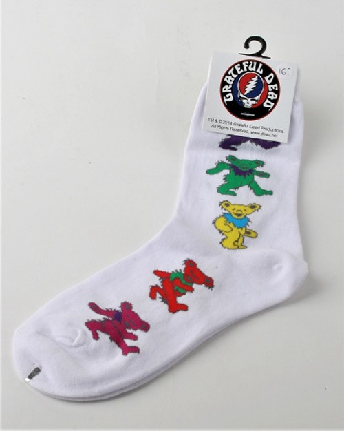 Grateful Dead Dancing Bear Socks 9-11