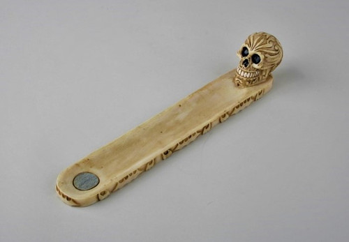 Yellow Skull Incense Burner