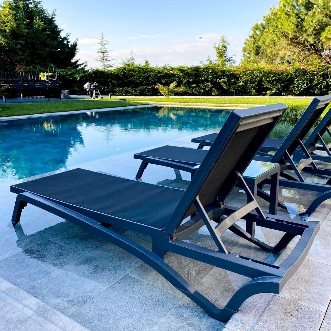 PLAYA Chaise Set Reclining Tanning Ledge Sun Lounger