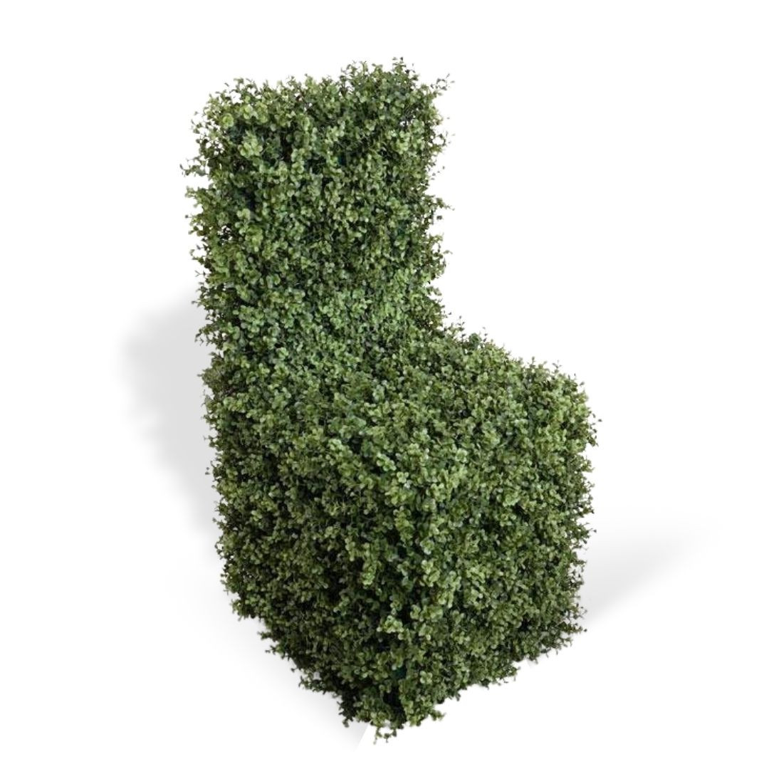 Exterior Artificial Enduraleaf Boxwood Chair