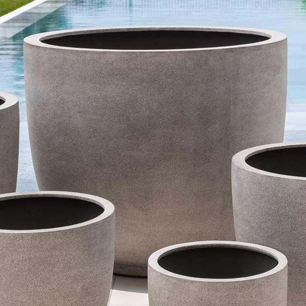 Danilo Lite XXL Fiberglass Planter | Campania Riverstone